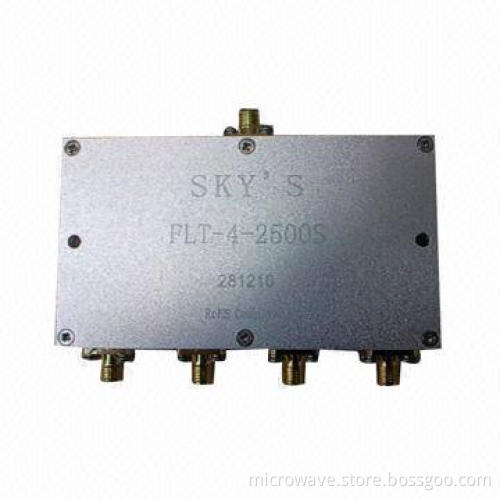 Power Dividers, 4-way, 800-2,500MHz
